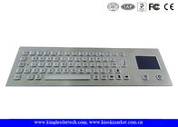 Rugged Metal Industrial Panel Mount Keyboard With Touchpad IP65 Waterproof