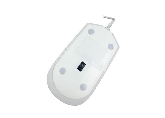 USB2.0 White Optical Silicone Mouse IP68 EMC With Comfortable Shape