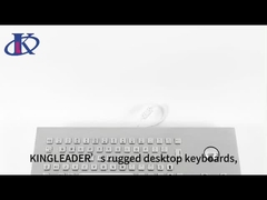 63 Mechanische toetsen Metalen stofdicht toetsenbord Industrieel bureau