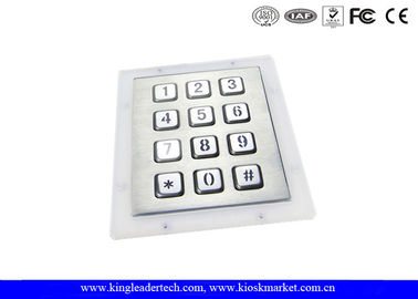 kopen 3×4 Numeriek toetsenblok 12 van het matrijsmetaal Backlit SS Sleutelscomité zet op online manufacture
