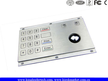 kopen Vandal-proof Ruw Matel-Toetsenbord met 16 Gelijke Sleutels en Geïntegreerde Optische Trackball online manufacture
