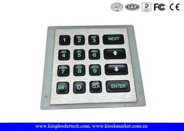 kopen IP 65 Toegangsbeheertoetsenbord met Groene Backlight, Zeer belangrijk Toetsenbord 16 online manufacture