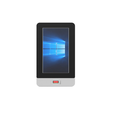 kopen Supermarkt wandmontage touchscreen kiosk met barcodelezer online manufacture