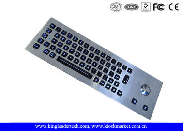 kopen Het LEIDENE Industrieel Roestvrije staaltoetsenbord van Backlight met Trackball, 64 Sleutels online manufacture