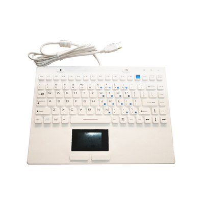 kopen IP68 FCC CE RoHS-gecertificeerd USB-silicone rubber toetsenbord met touchpad voor medische of ruwe omgeving online manufacture