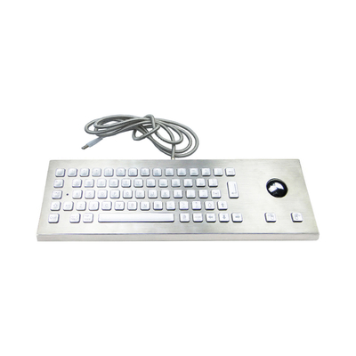 kopen Backlit Desktop Robuust Waterdicht Vandal-proof Keyboard Met Geïntegreerde Optische Trackball online manufacture