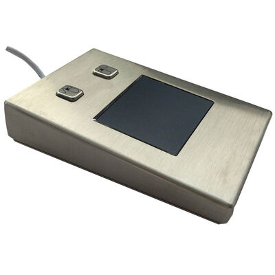 kopen IP65 tot IP68 Robuuste Industriële Waterdichte Stofdichte Roestvrij Stalen Metalen Desktop Zeer Gevoelige Touchpad Met Schuine Palmsteun online manufacture