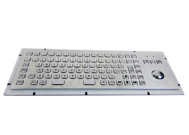 kopen F het Industriële Toetsenbord 20mA van het Sleutelsroestvrije staal met Muis Optische Trackball online manufacture