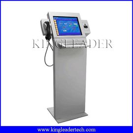 kopen Super slanke informatiekiosk met spaander cardreader, de kioskontwerp TSK8001 van de zaktelefoondouane online manufacture