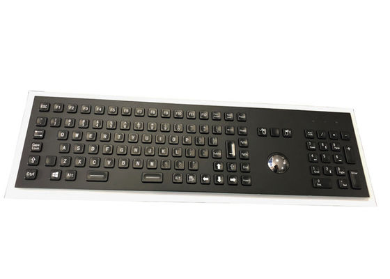 kopen 103 de sleutels galvaniseerden Zwarte Industriële Trackball van het Metaaltoetsenbord 20mA 38mm online manufacture