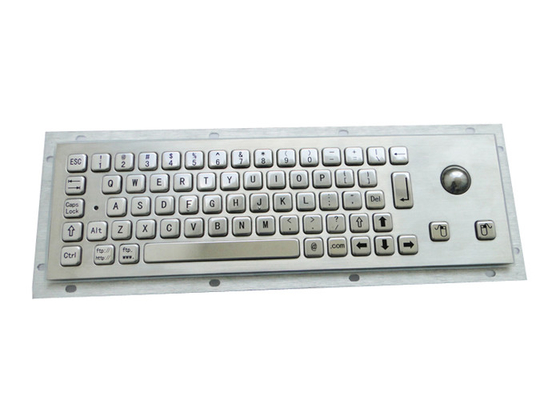 kopen Kleine afmetingen roestvrij staal industriële kiosk keyboard with optical trackball online manufacture