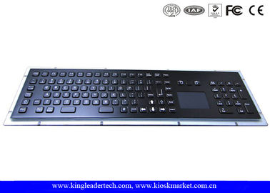 kopen IP65 gewaardeerd zwart metalen toetsenbord met touchpad, functietoetsen en numeriek toetsenblok online manufacture
