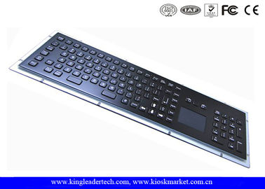 kopen IP65 het zwarte Industriële Toetsenbord van de Metaalkiosk met de Sleutels van Touchpad en van de Functie online manufacture