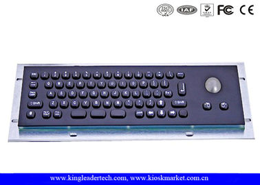 kopen IP65 het Metaaltoetsenbord van roestvrij staal Zwart Compact 66 Sleutels met Trackball online manufacture