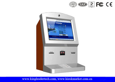 kopen Aangepaste Modieuze Wallmount-Kiosk met Camera, Thermische Ontvangstbewijsprinter, Contant geldacceptor online manufacture