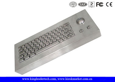 kopen 63 Desktop van het sleutels de Industriële Stofdichte Toetsenbord met 304 Roestvrij staaltrackball online manufacture