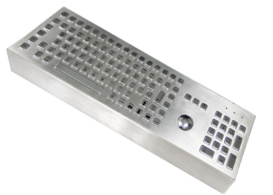 kopen Ip68 Toetsenbord van het Desktop het Industriële Metaal met Volledige Sleutelsmuis Touchball online manufacture