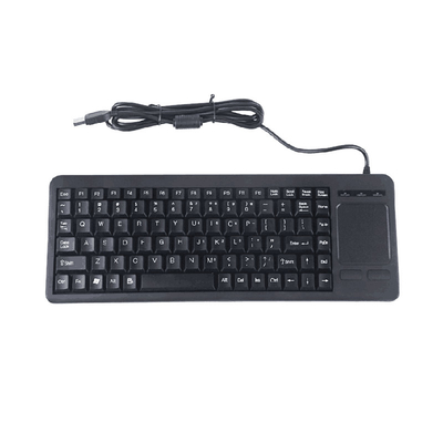 Het compact-gerangschikte Industriële Plastic Toetsenbord met 88 sluit en integreerde Touchpad