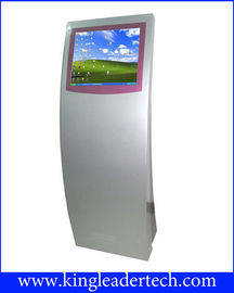 Curved Designed Interactive Touch Screen Museum Kiosk With 19Inch SAW Touch