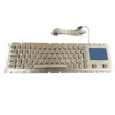 Cherry Keyswitch Waterdicht Vandaldicht Panel-montage Industrial Keyboard Met Touchpad