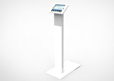 Robuuste iPad tablet beveiligingsmetalen kiosk met extra grote basis voor auto tentoonstelling